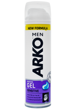 Гель для гоління ARKO Sensitive, 200 мл